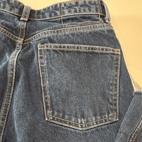 Zara Dark Blue Wide-Leg Pants - Picture 11 of 13